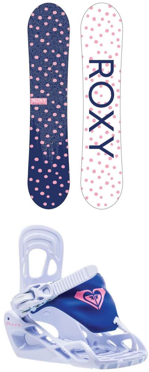 ROXY, Pacchetto snowboard Roxy Junior Poppy 2022-2023